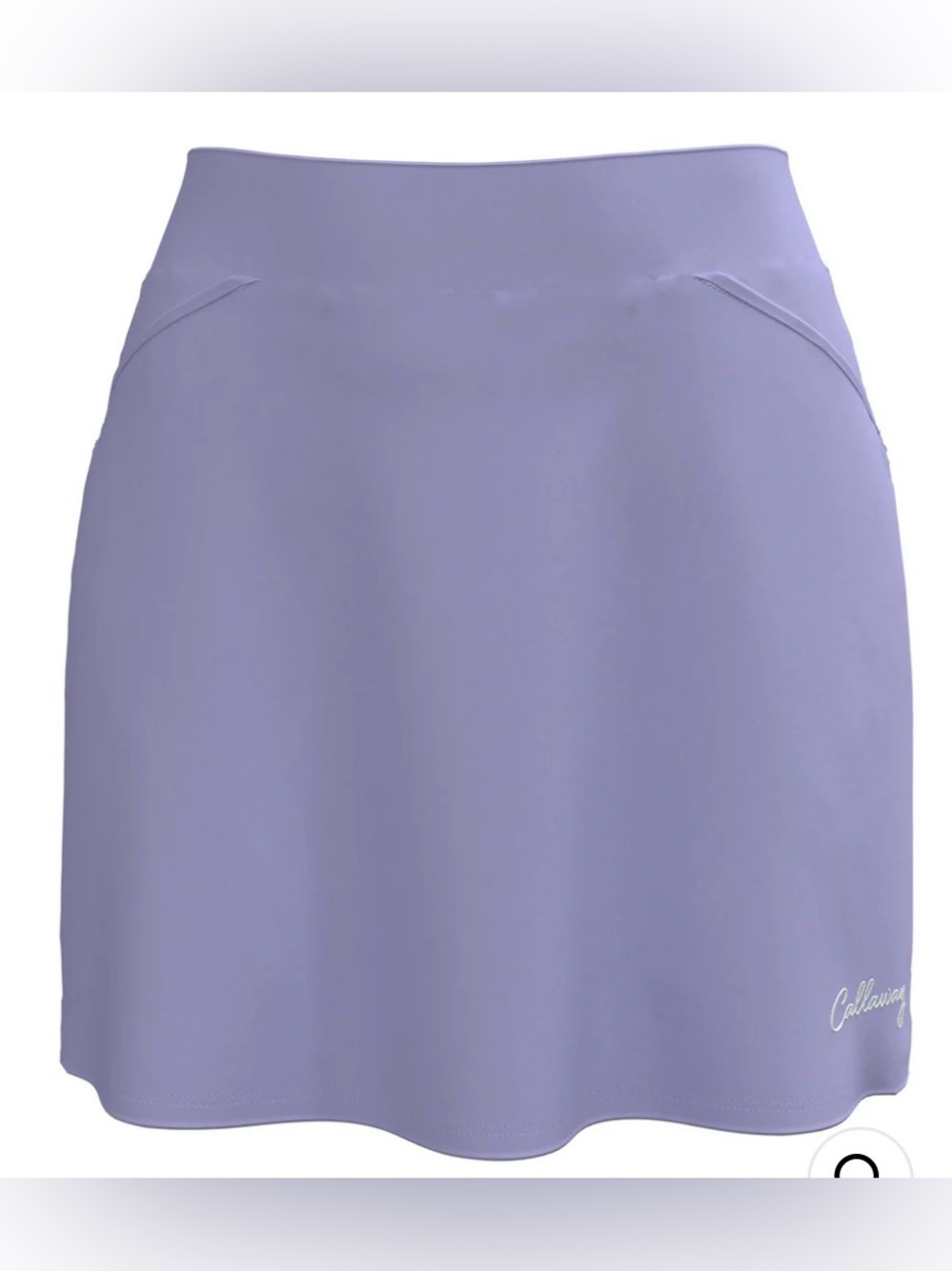 WOMENS 16" DOUBLE RUFFLE GOLF SKORT sz M